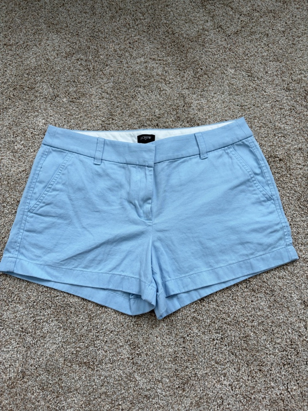 J. Crew Sky Blue Cotton Chino Shorts